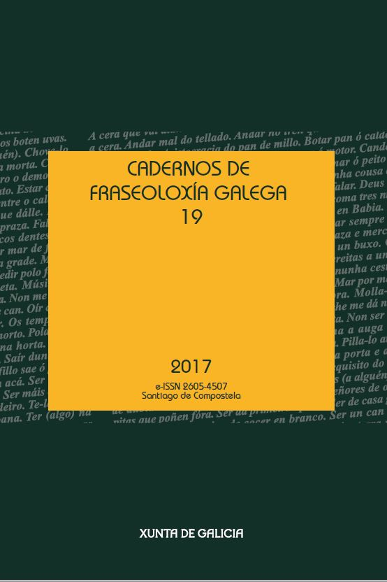 Logo Cadernos de Fraseoloxía Galega 19, 2017